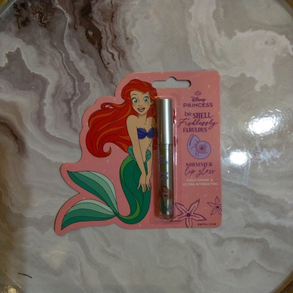 Disney Ariel Pink Socks and Lip Gloss Bundle - Picture 3 of 5